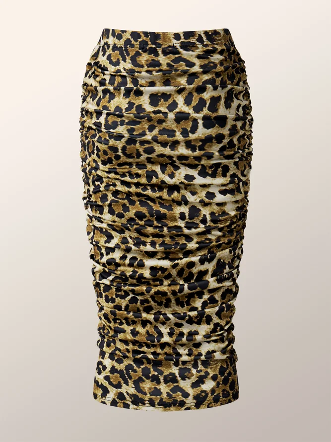 Saia Skinny Leopard Lady