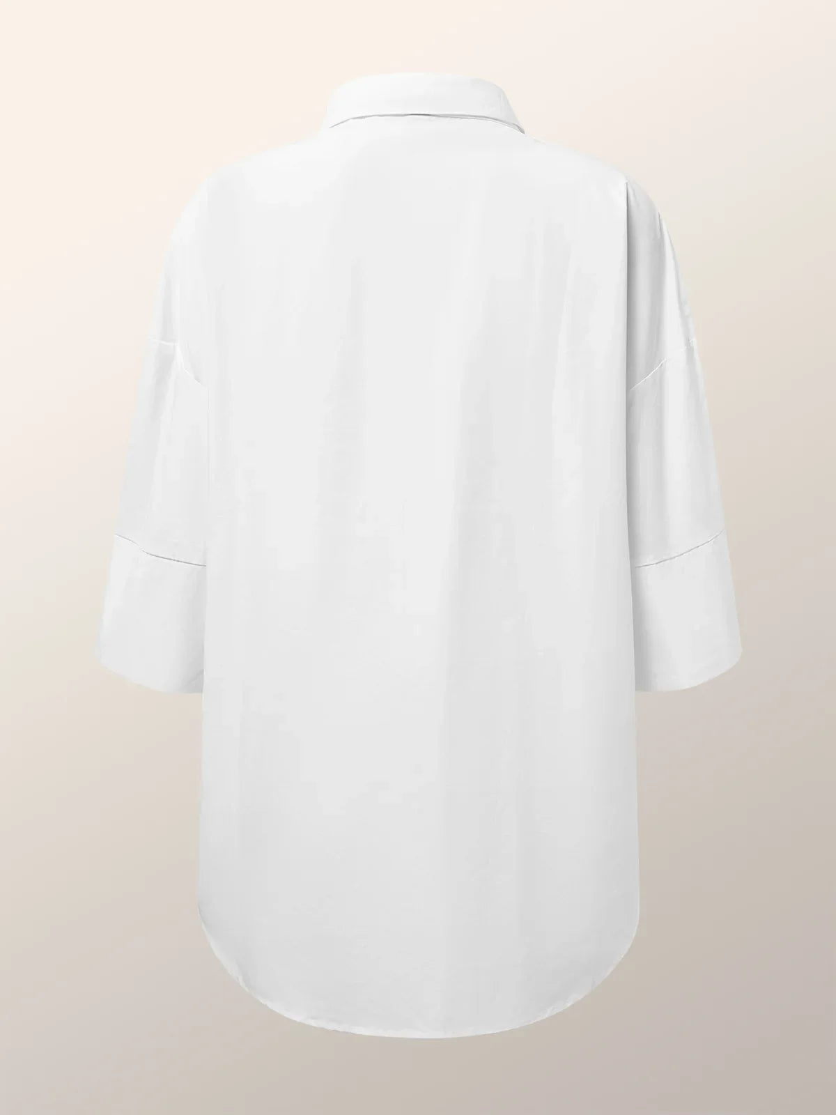 Blusa Casual Lisa Gola Camisa Solta
