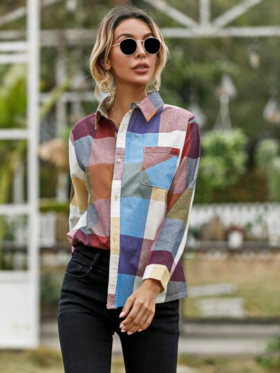 Camisa Colorida Dublin Feminina
