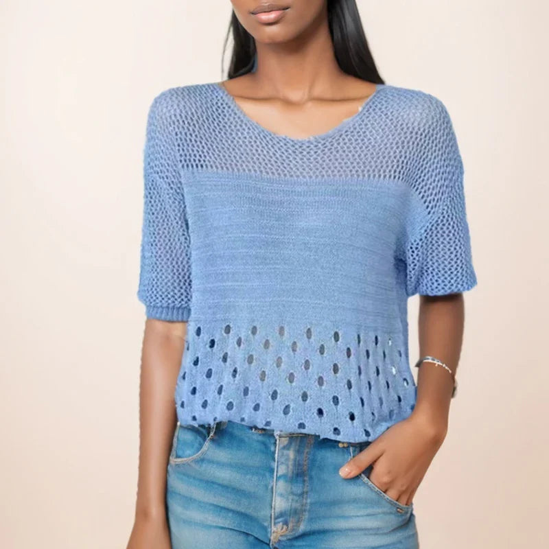 Camisa Seda Gelo Cecília