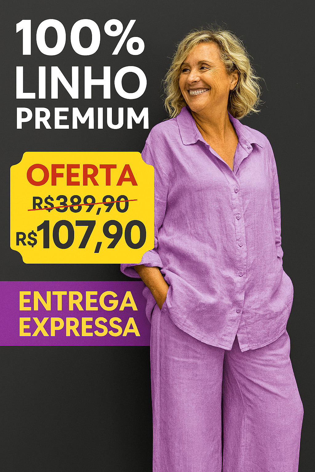 Conjunto De Linho Alexia