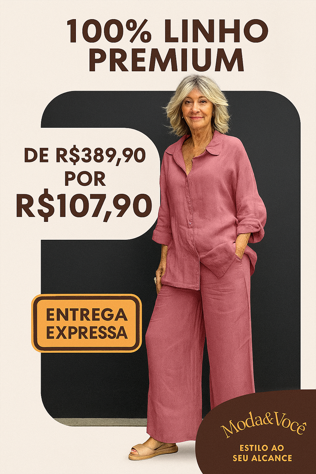 Conjunto De Linho Alexia