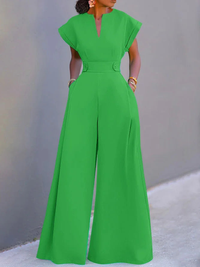 Macacão De Férias Liso Regular Fit Verde / Pp