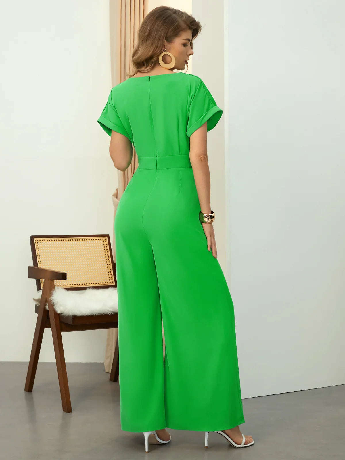 Macacão De Férias Liso Regular Fit