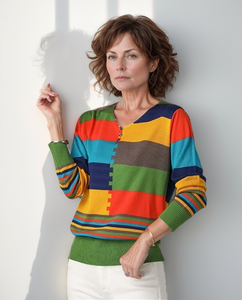 Camisa Puzzle Laura Regina Feminina