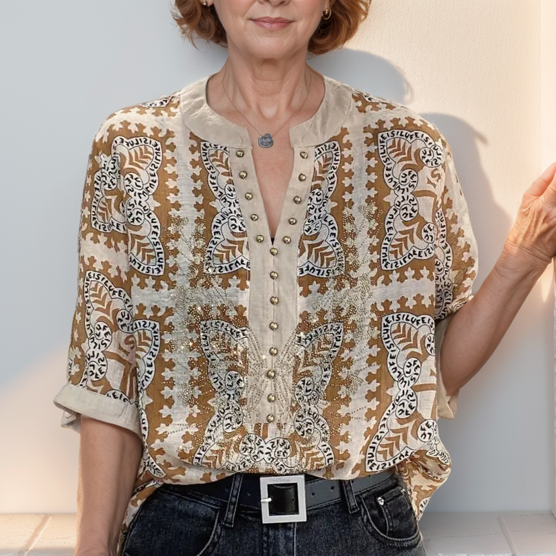 Camisa Monte Castelo Cáqui / P Feminina