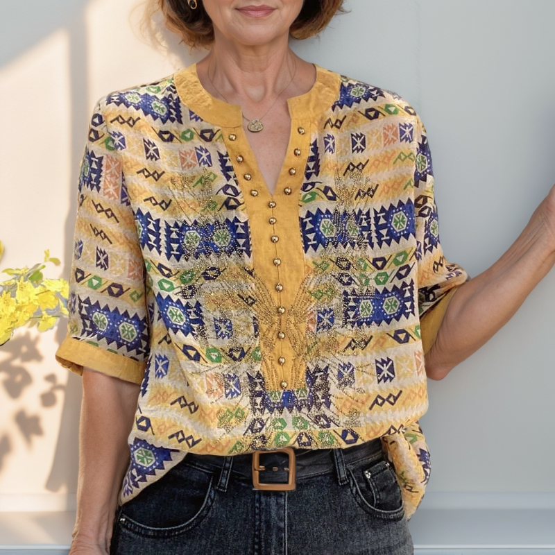 Camisa Monte Castelo Amarela / P Feminina