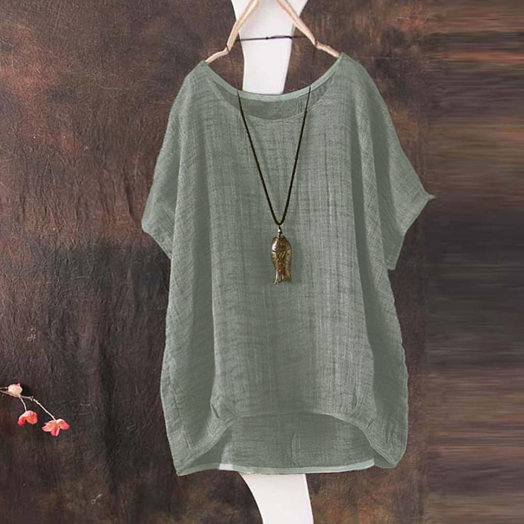 Camisa De Linho Chinara Verde / P
