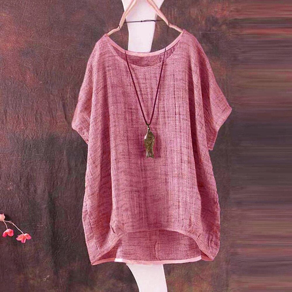 Camisa De Linho Chinara Vermelha / P