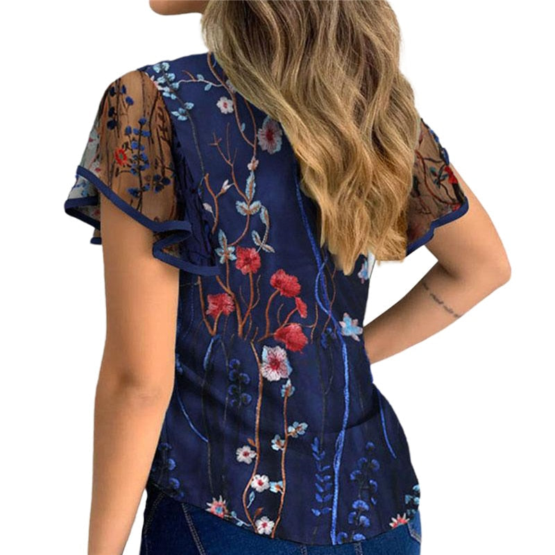 Camisa Barcelona Florida Feminina