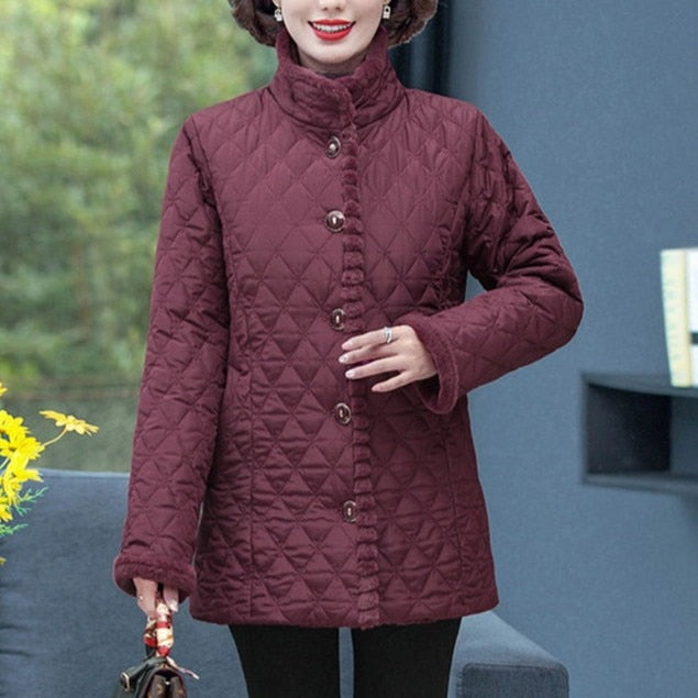 Casaco Feminino Mount Com Interior Em Pelúcia / Muita Classe Beleza E Conforto Para Você Passar Este