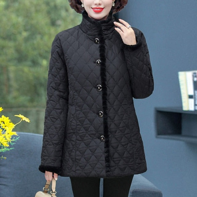 Casaco Feminino Mount Com Interior Em Pelúcia / Muita Classe Beleza E Conforto Para Você Passar Este