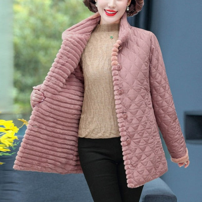 Casaco Feminino Mount Com Interior Em Pelúcia / Muita Classe Beleza E Conforto Para Você Passar Este