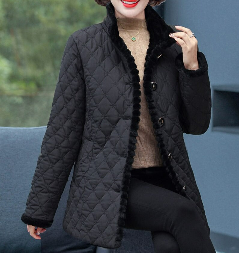 Casaco Feminino Mount Com Interior Em Pelúcia / Muita Classe Beleza E Conforto Para Você Passar Este