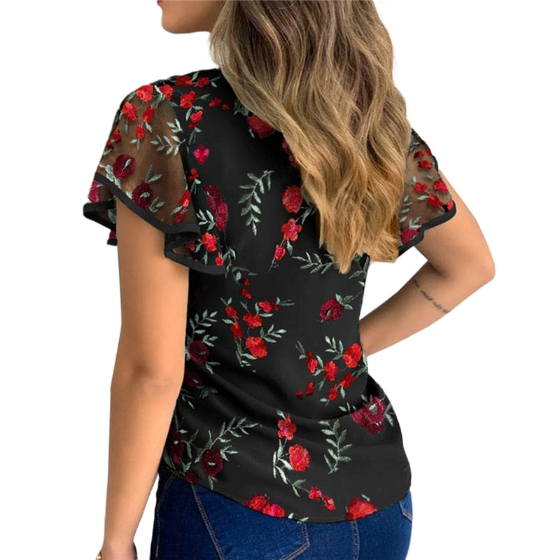 Camisa Barcelona Florida Feminina