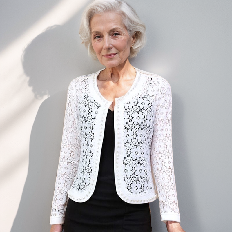 Jaqueta De Renda Simone