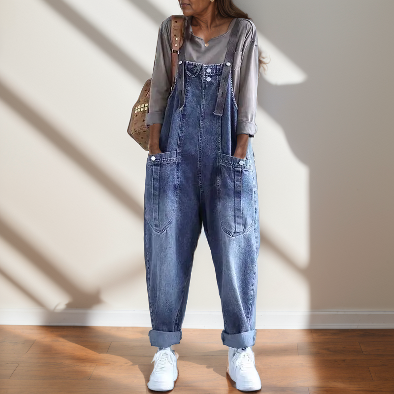 Macacão Jeans Pietra Feminino