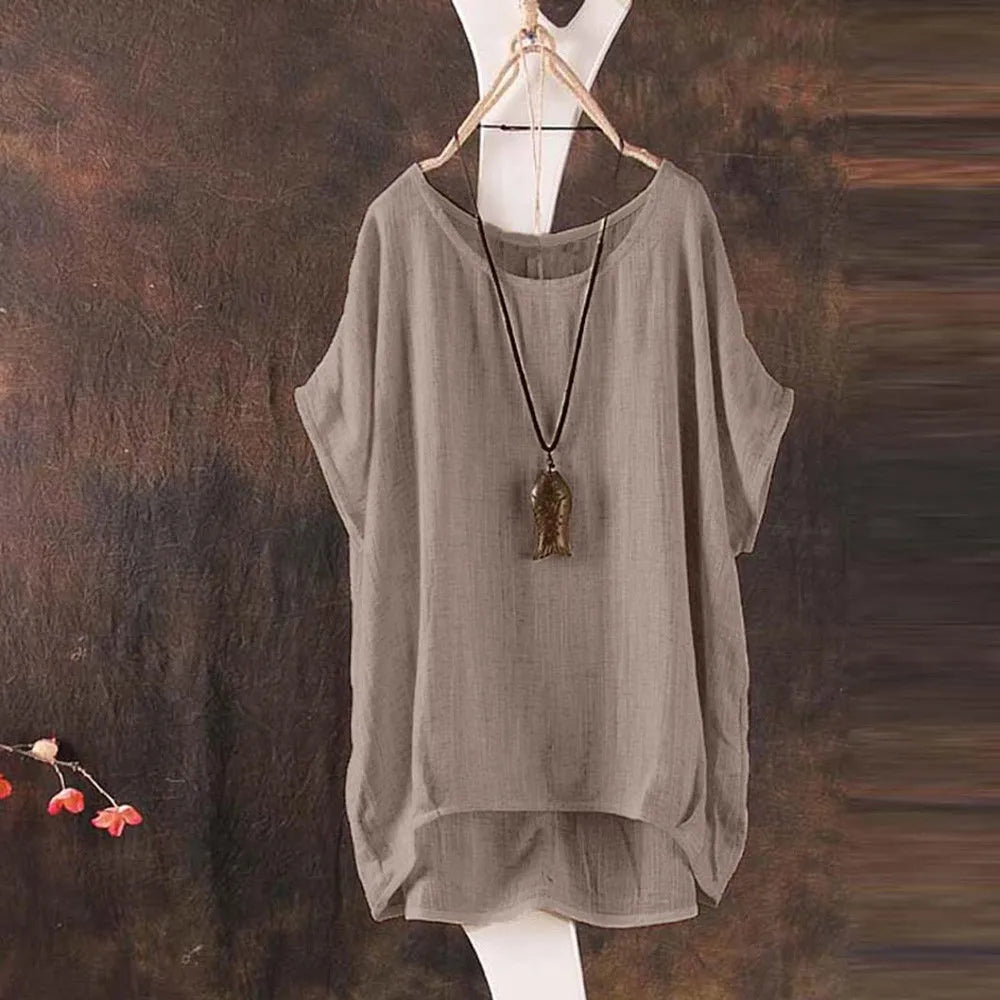 Camisa De Linho Chinara Cinza / P