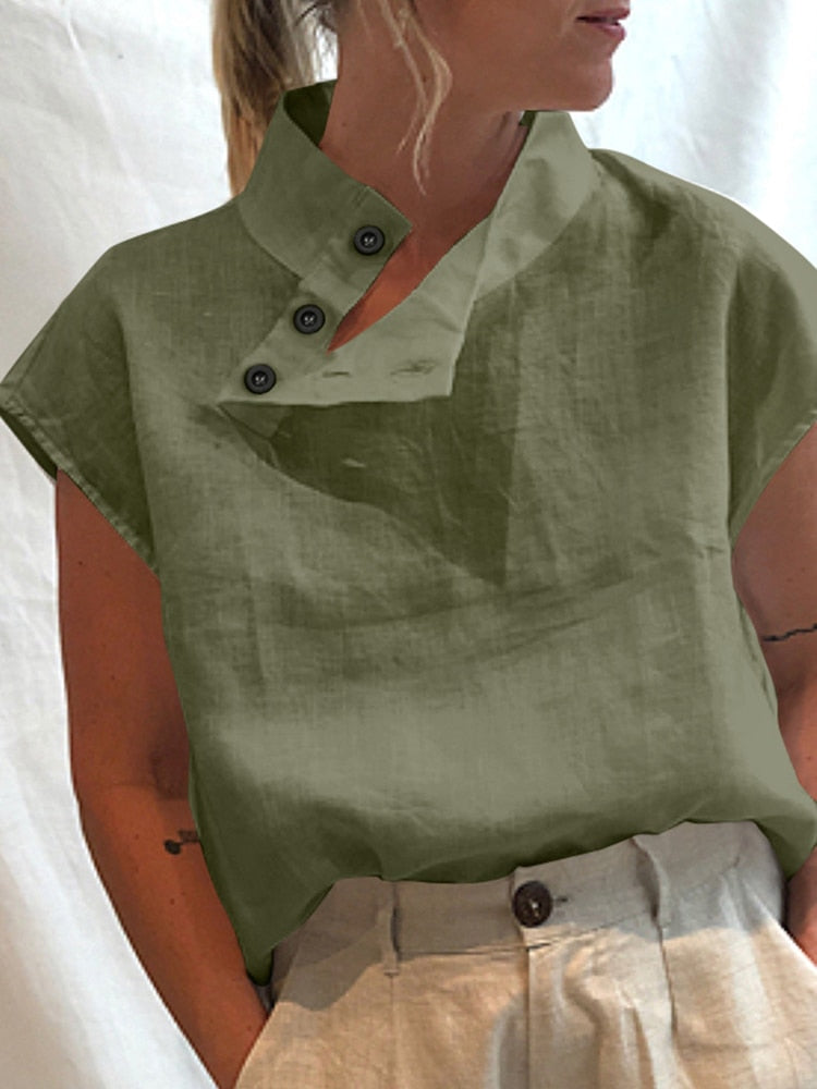 Camisa Budapeste Verde / P Feminina