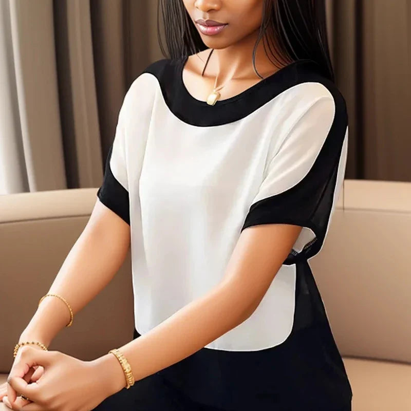 Camisa De Seda Double Feminina