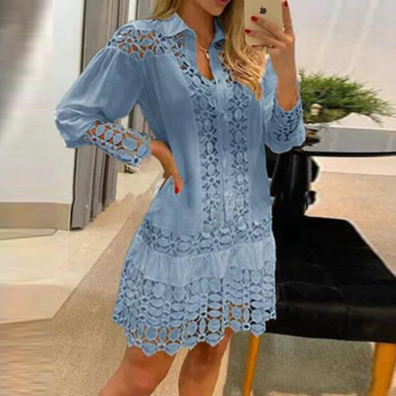 Vestido Feminino Verena Azul / P Feminino