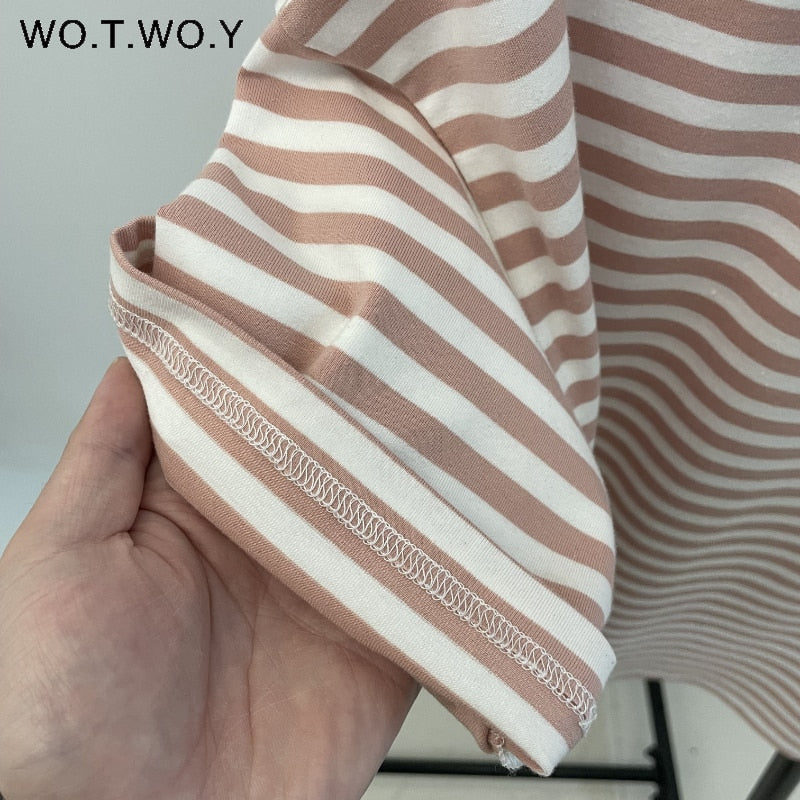Camisa Listrada Donatella Feminina