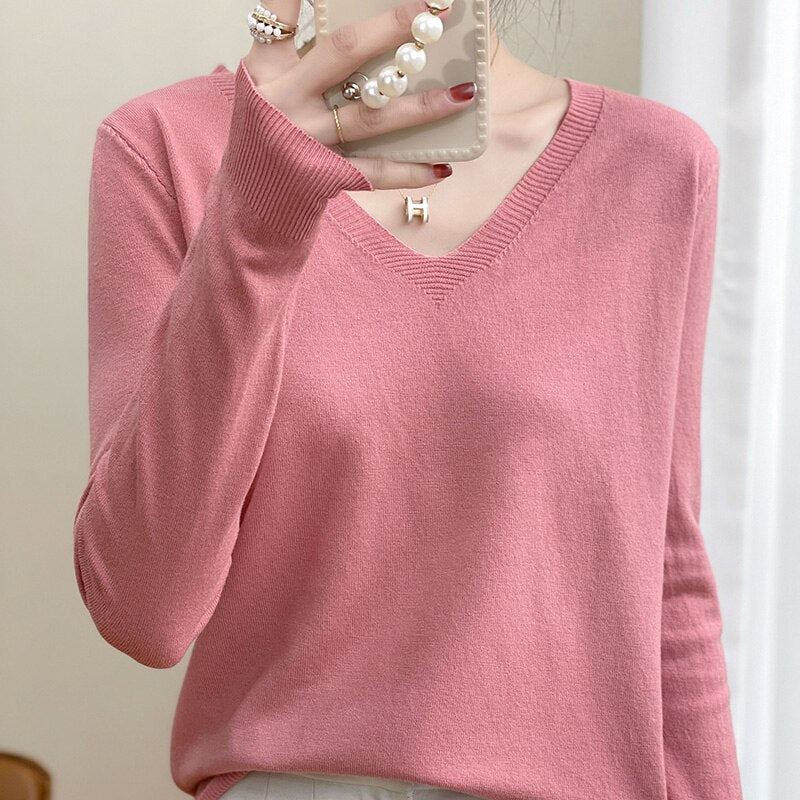 Suéter Gola V Malissi Rosa / P