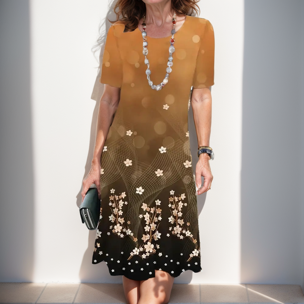 Vestido Florido Laila Amarelo / P