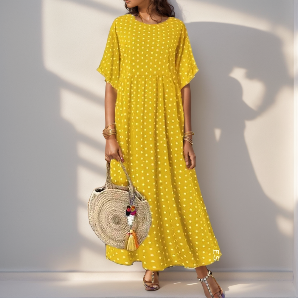 Vestido De Linho Ivone