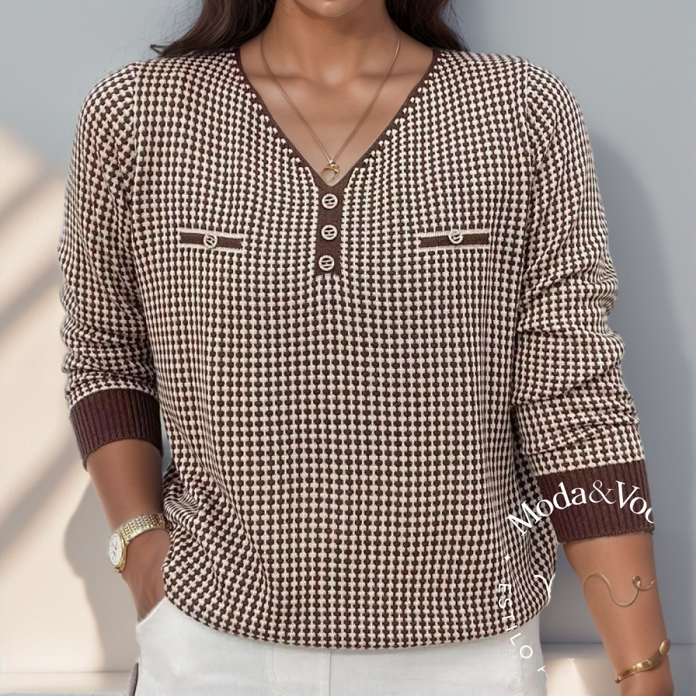 Camisa Donatella Café / P