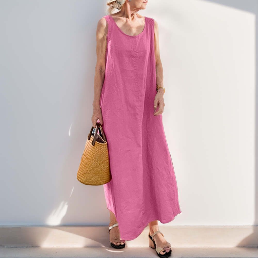Vestido De Linho Braga Ve01