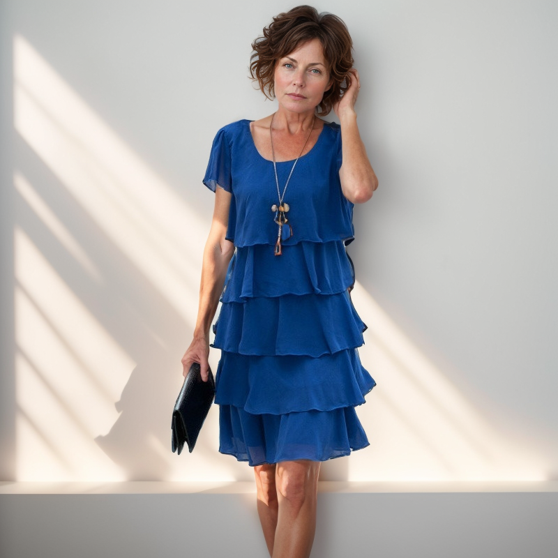 Vestido Maitê Azul / M Feminino