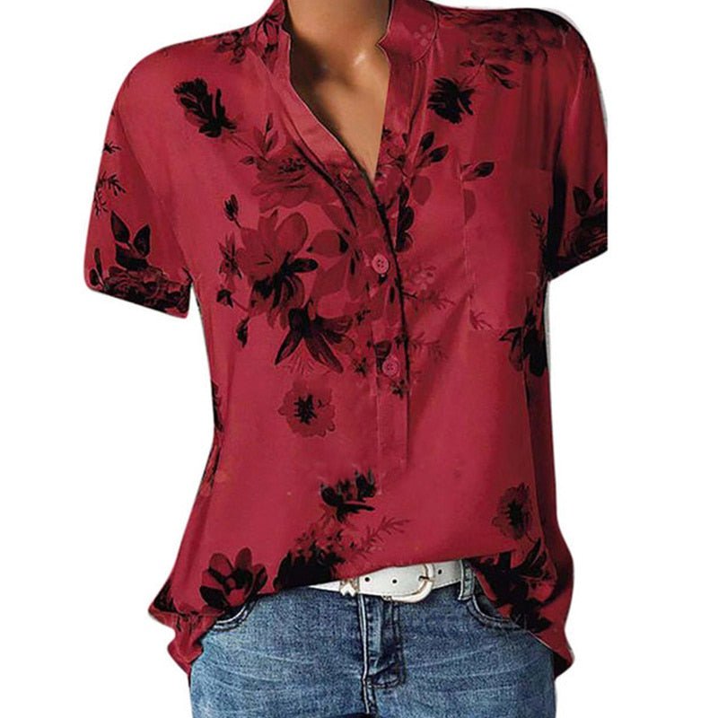 Camisa Floral Adriane Luiza Camisa 04