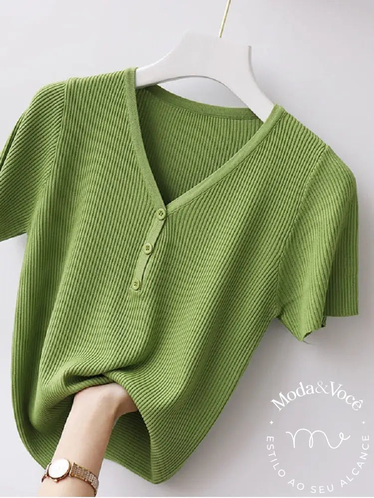Camisa Lavínia Maísa Verde / P