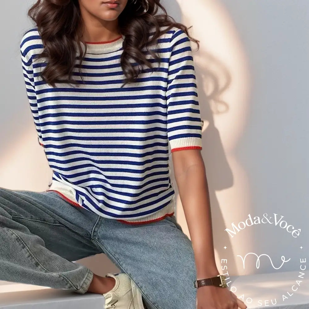 Camisa Listrada Alícia Feminina