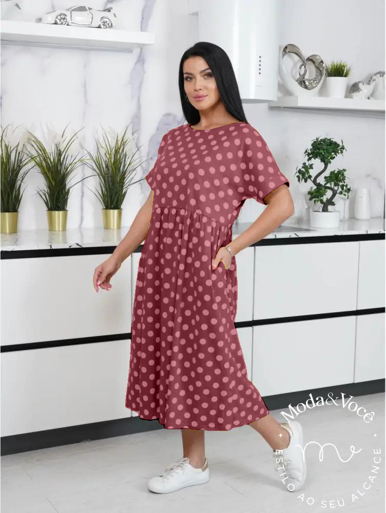 Vestido De Linho Ivone