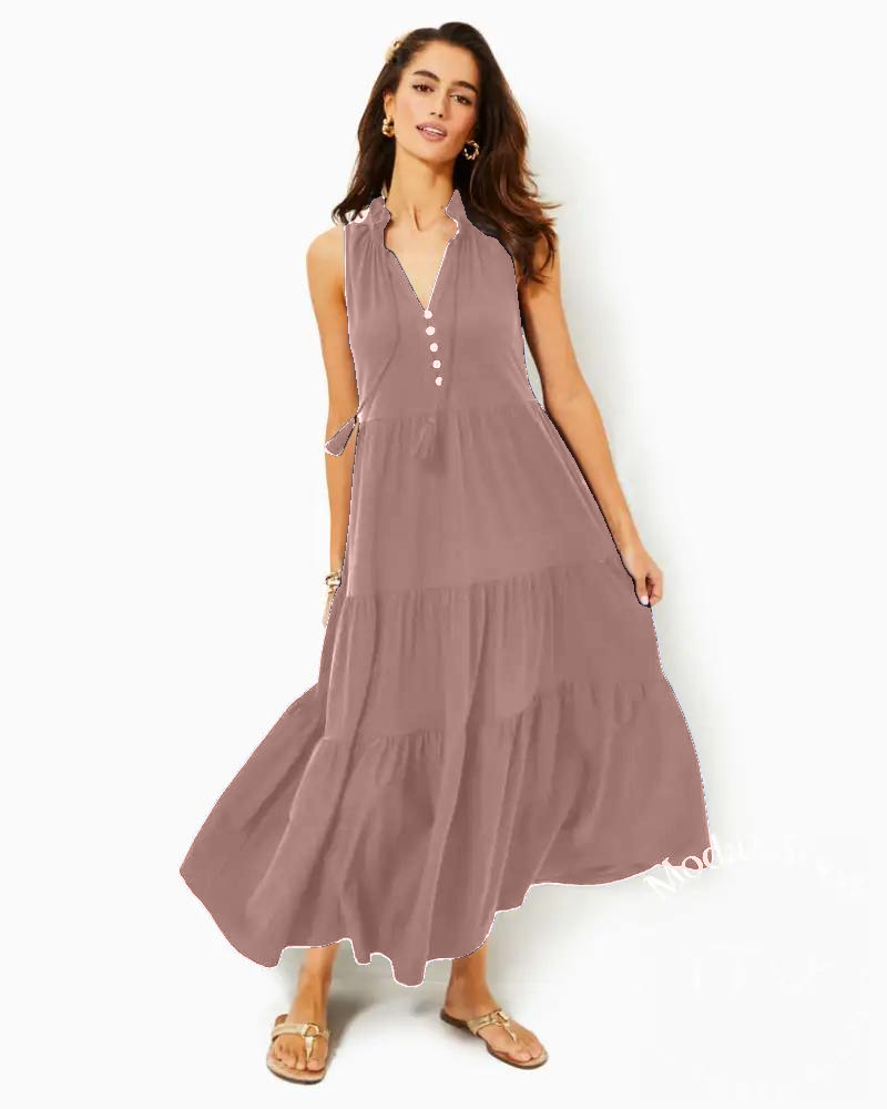 Vestido Agnes Rosa / P