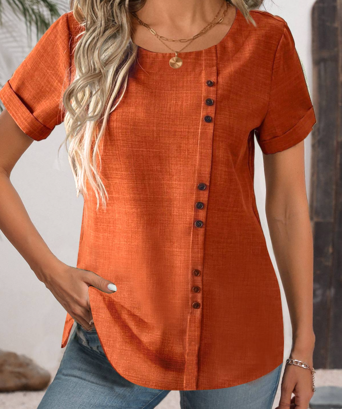Camisa Madri Laranja / P Feminina