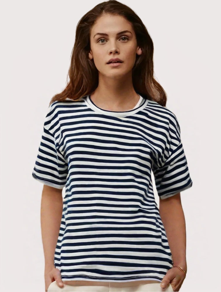 Camisa Listrada Donatella Feminina