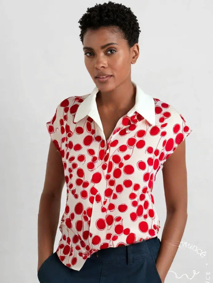 Camisa Bolinhas Florença