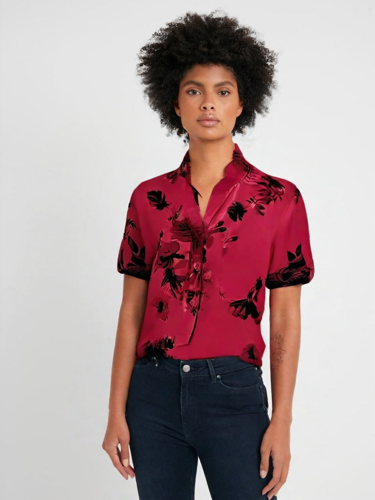 Camisa Floral Adriane Luiza Camisa 04