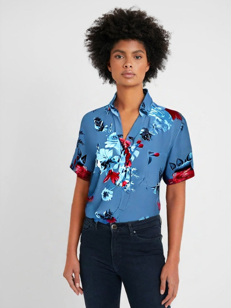 Camisa Floral Adriane Luiza Camisa 04