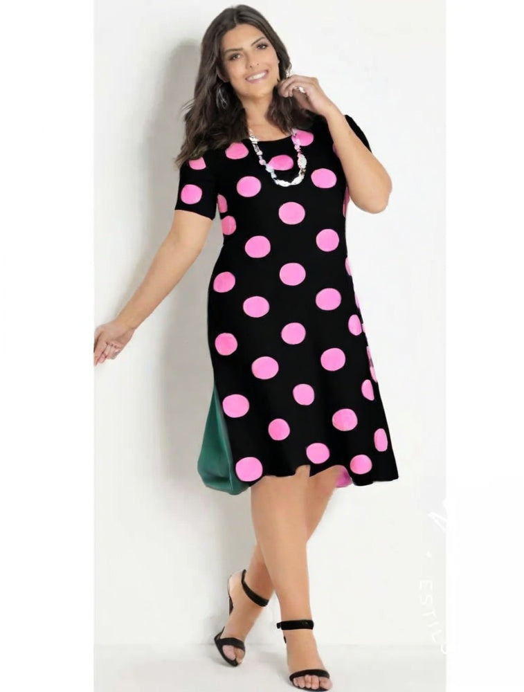 Vestido Bolinhas Sônia Preto / P