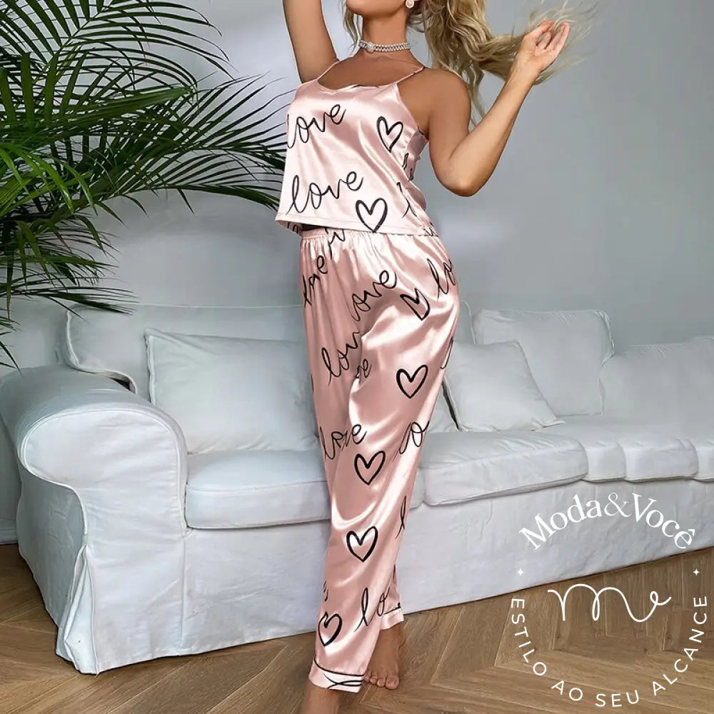 Pijama De Seda Giulia