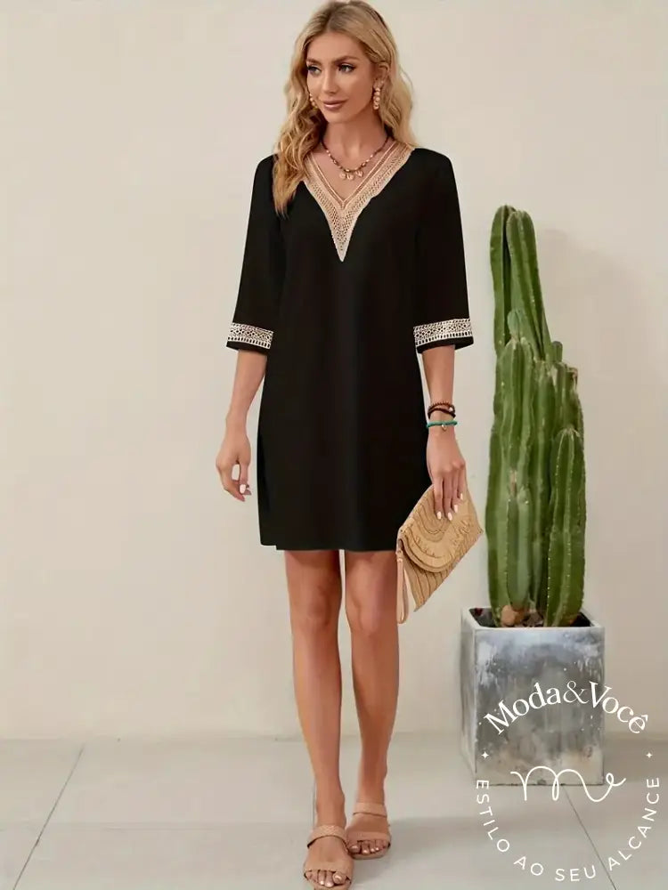 Vestido De Linho Antonella
