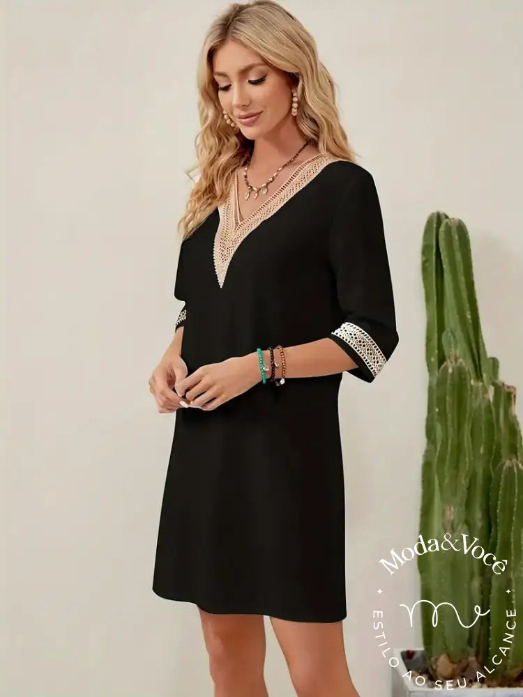 Vestido De Linho Antonella