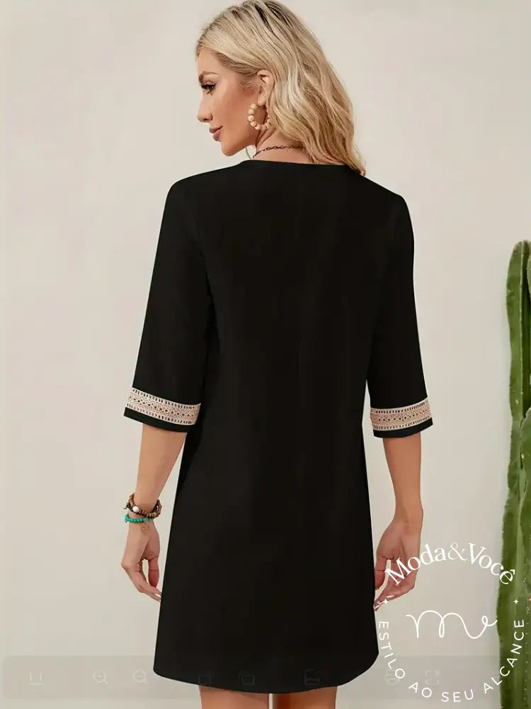 Vestido De Linho Antonella