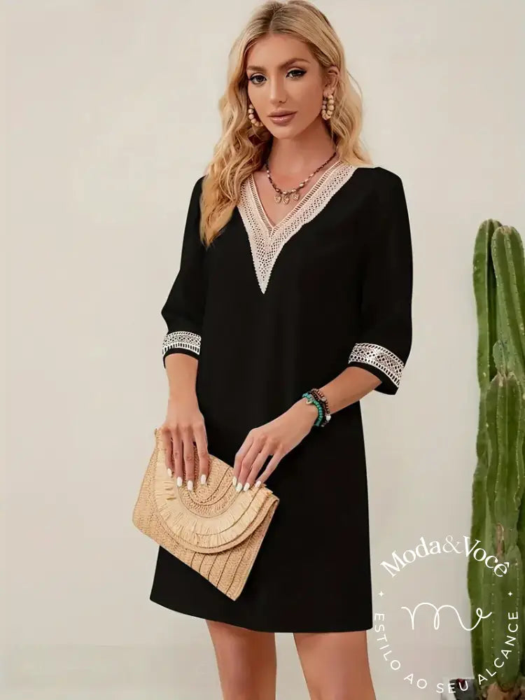 Vestido De Linho Antonella