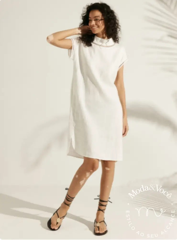 Vestido De Linho Antonella