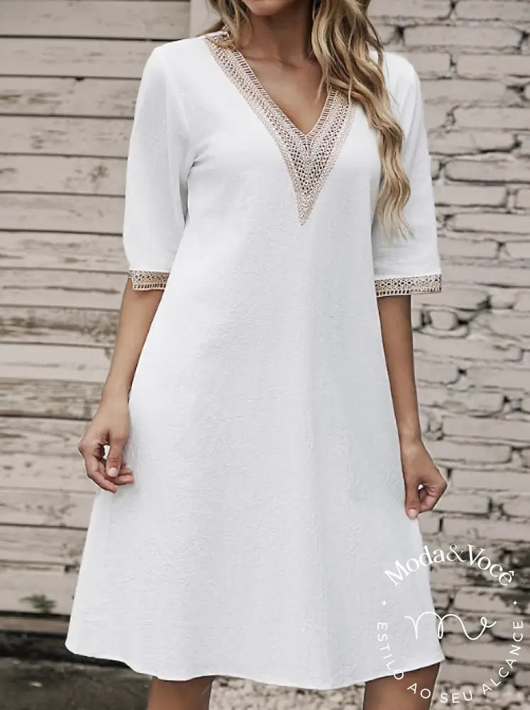 Vestido De Linho Antonella